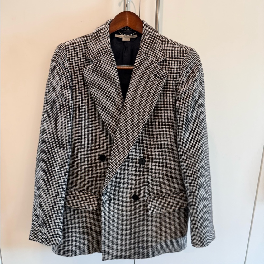 Stella McCartney / Women’s Blazer Houndstooth Double-Breasted / Size 4 (EU 40)